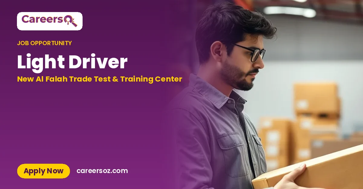 Light Driver – New Al Falah Trade Test & Training Center