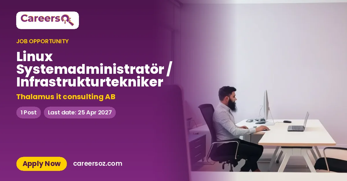 Linux Systemadministratör / Infrastrukturtekniker – Thalamus it consulting AB