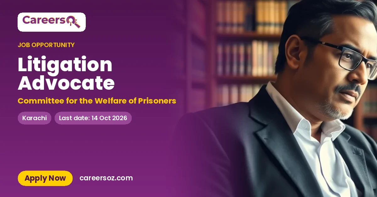 Litigation Advocate – Committee for the Welfare of Prisoners