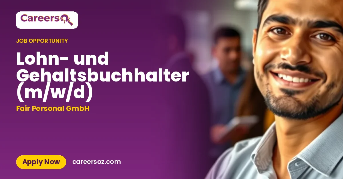 Lohn- und Gehaltsbuchhalter (m/w/d) – Fair Personal GmbH