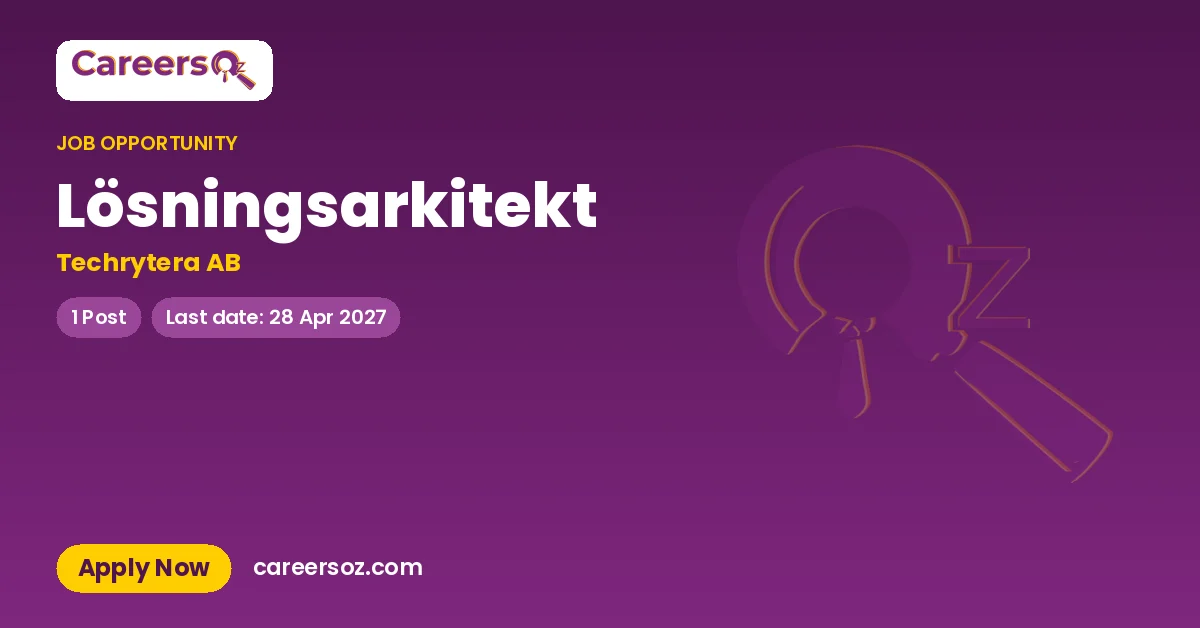 Lösningsarkitekt – Techrytera AB