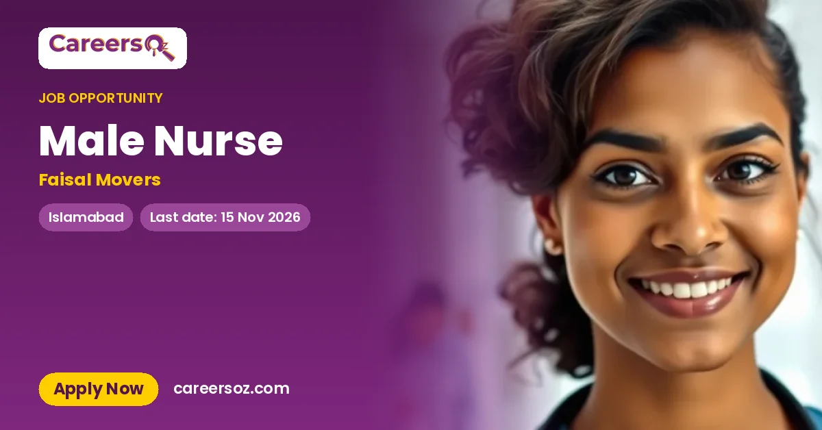 Male Nurse – Faisal Movers