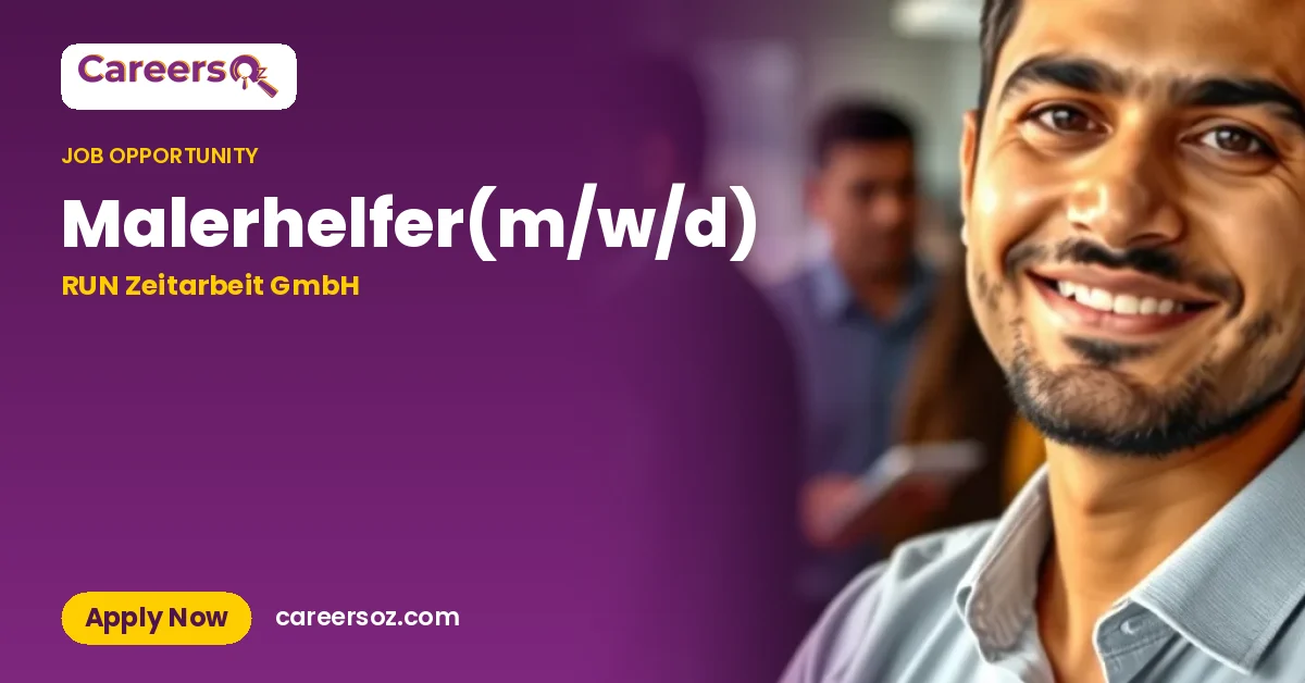 Malerhelfer(m/w/d) – RUN Zeitarbeit GmbH