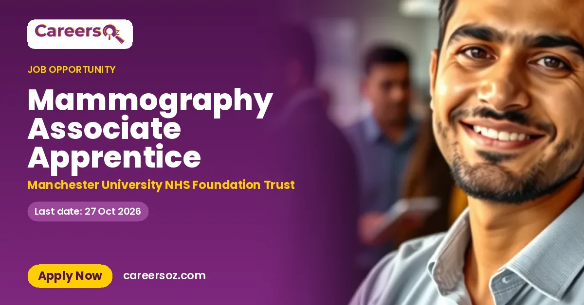 Mammography Associate Apprentice – Manchester University NHS Foundation Trust