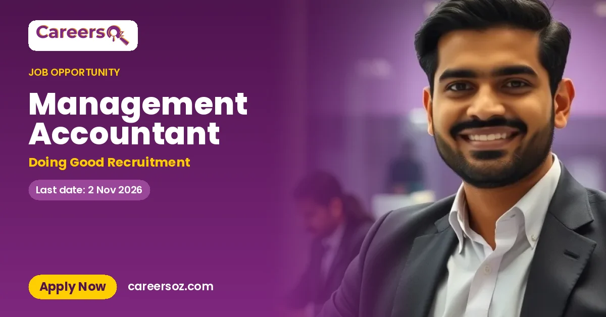 Management Accountant – Doing Good Recruitment