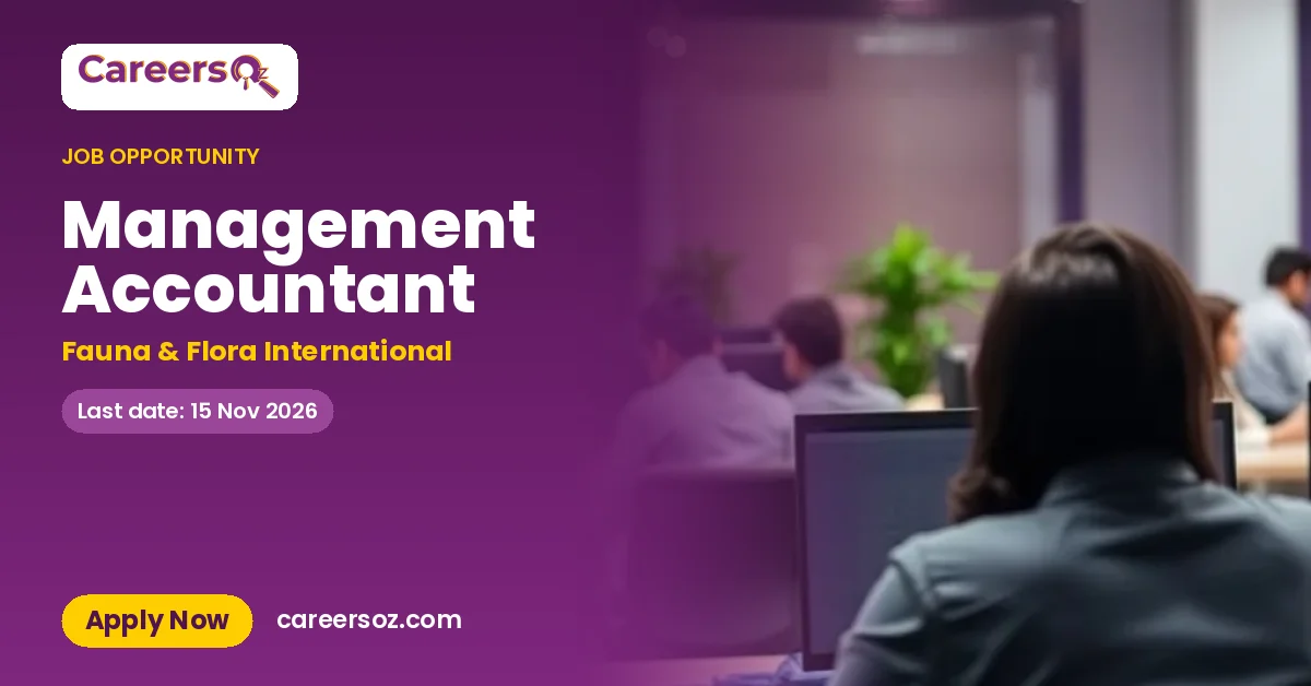 Management Accountant – Fauna & Flora International