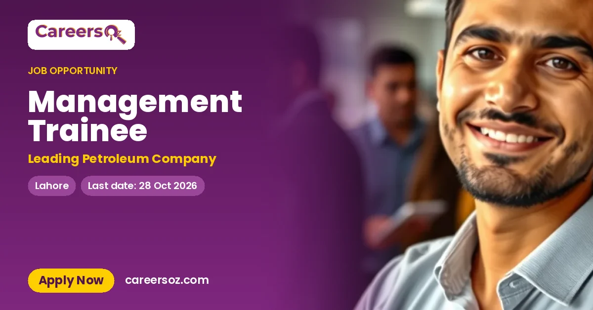 Management Trainee – Leading Petroleum Company