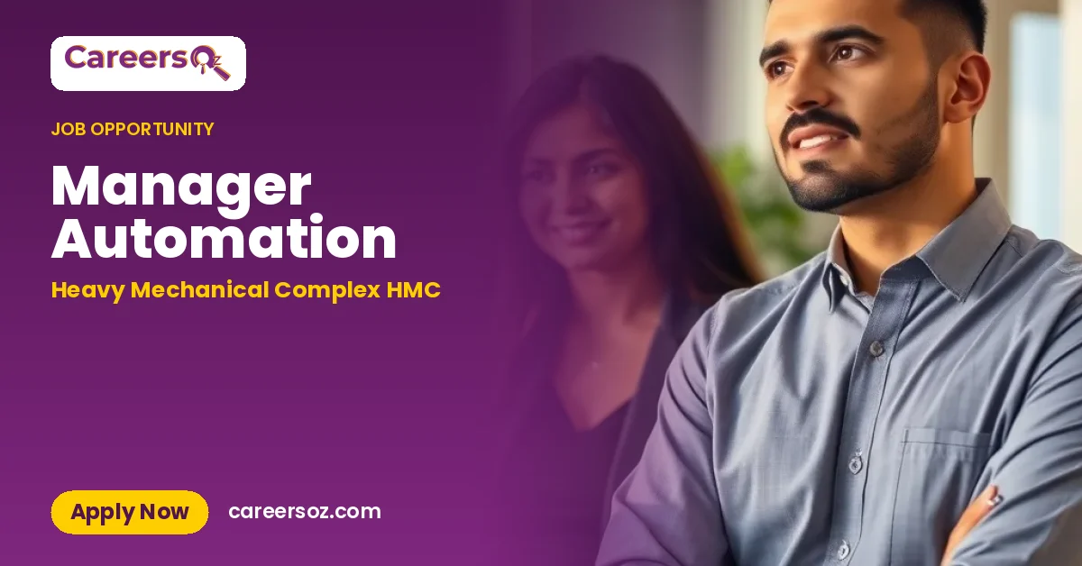 Manager Automation – Heavy Mechanical Complex HMC