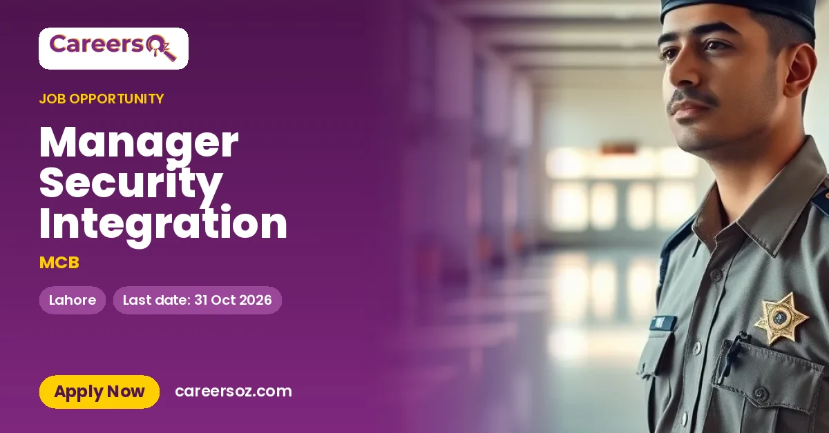 Manager Security Integration – MCB
