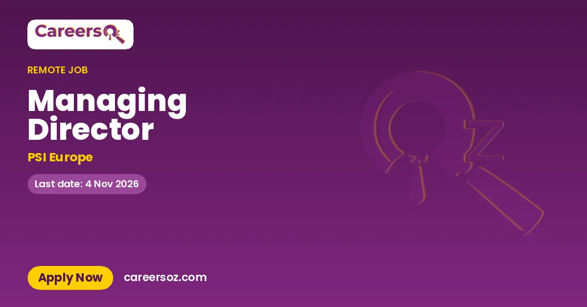 Managing Director – PSI Europe
