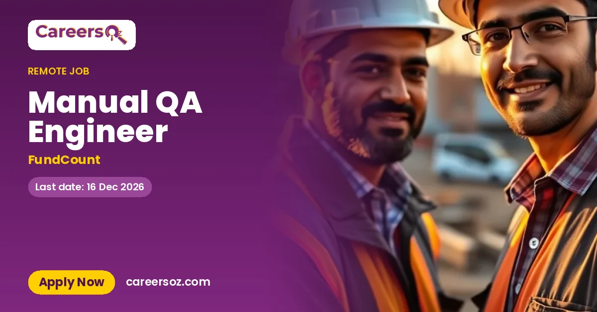 Manual QA Engineer – FundCount