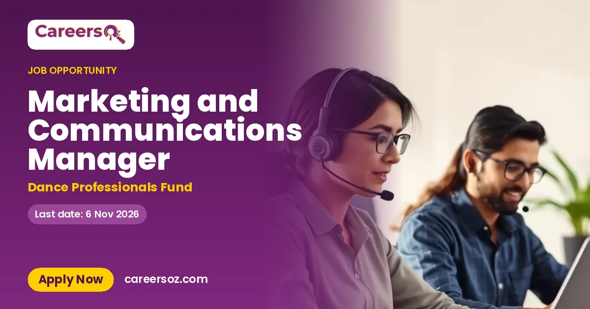 Marketing and Communications Manager – Dance Professionals Fund
