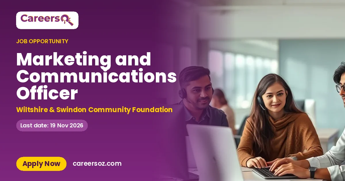 Marketing and Communications Officer – Wiltshire & Swindon Community Foundation