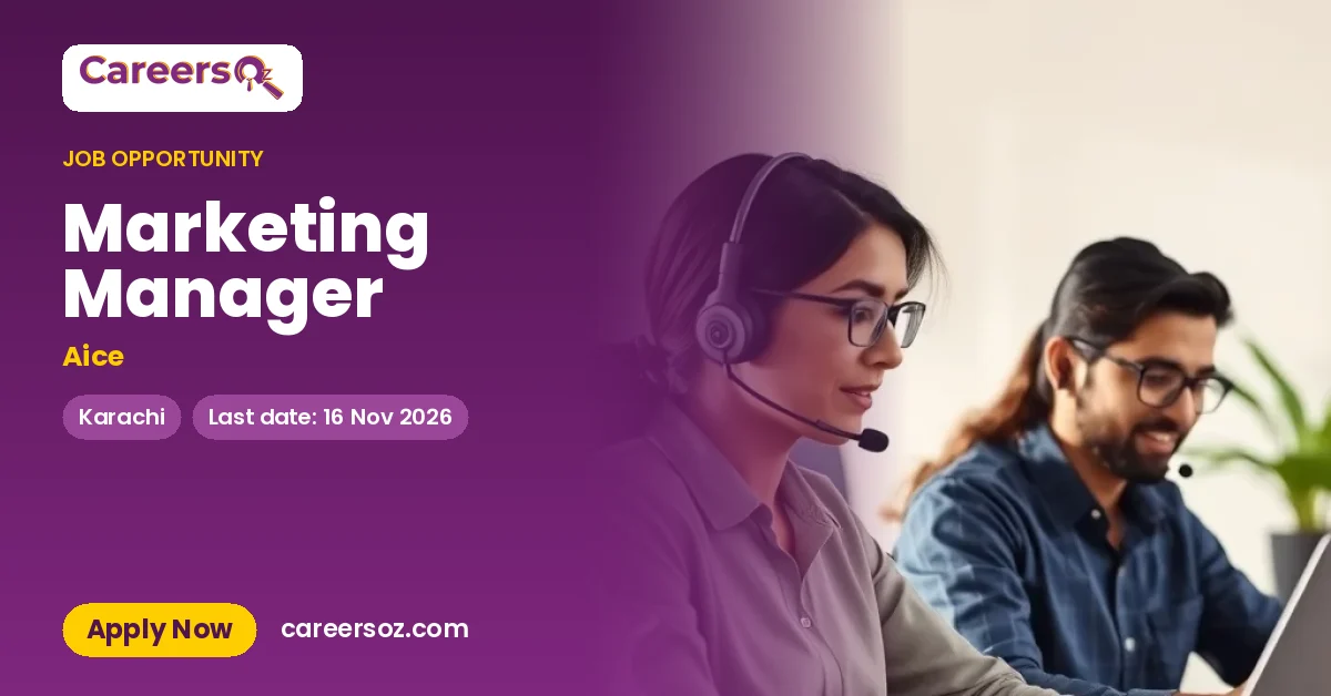 Marketing Manager – Aice
