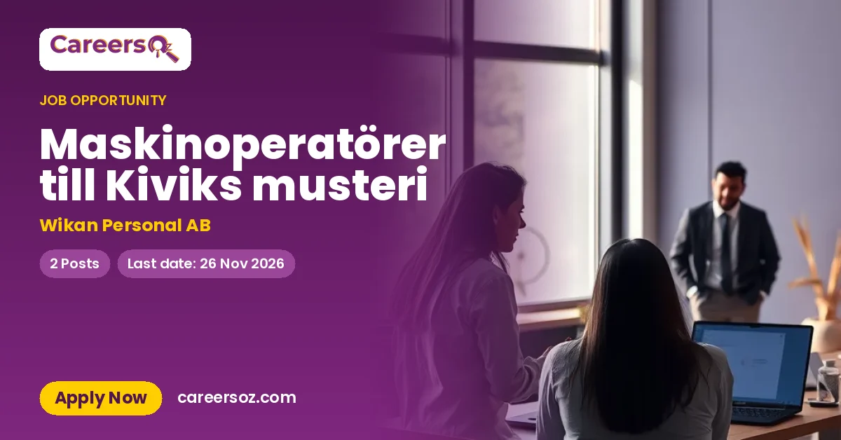Maskinoperatörer till Kiviks musteri – Wikan Personal AB