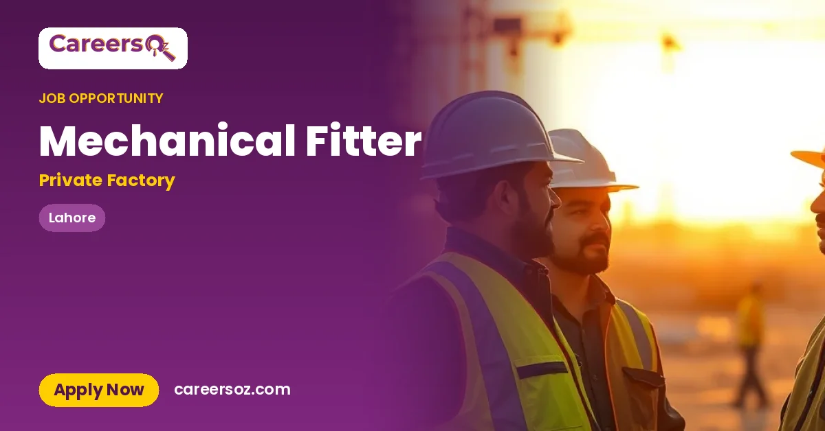 Mechanical Fitter – Private Factory