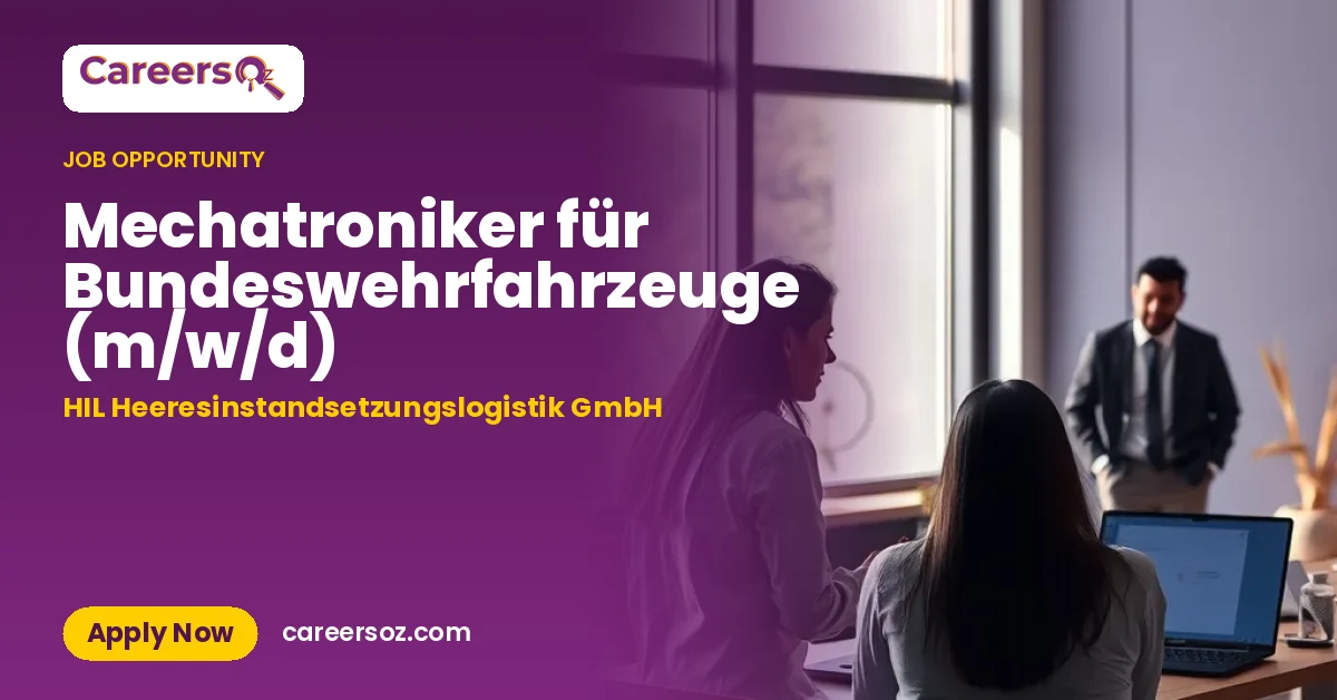 Mechatroniker für Bundeswehrfahrzeuge (m/w/d) – HIL Heeresinstandsetzungslogistik GmbH