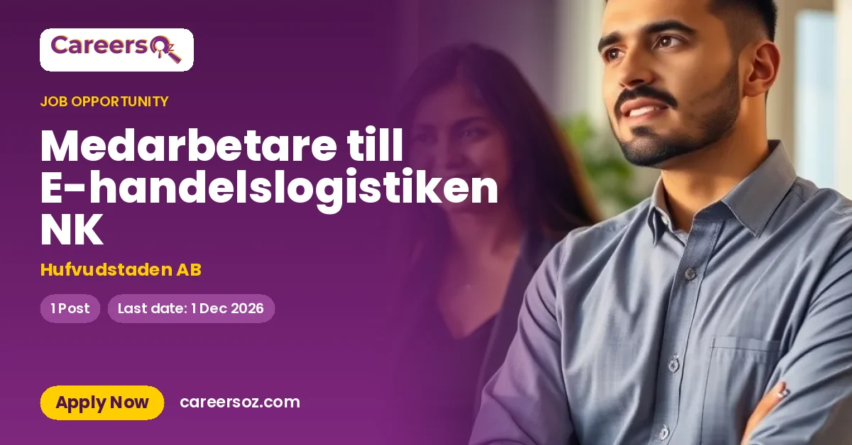 Medarbetare till E-handelslogistiken NK – Hufvudstaden AB