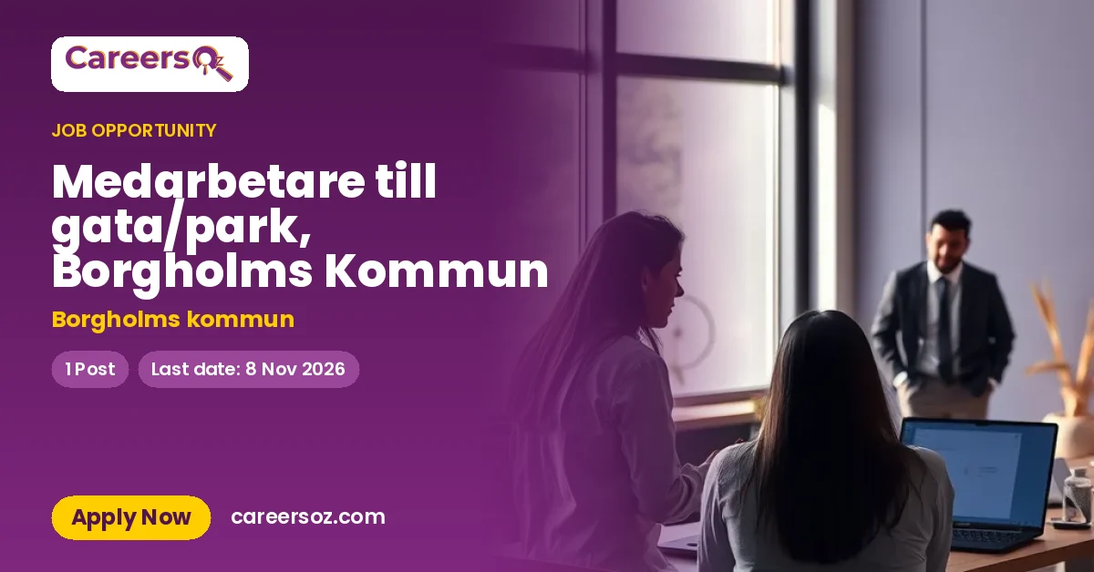 Medarbetare till gata/park, Borgholms Kommun – Borgholms kommun