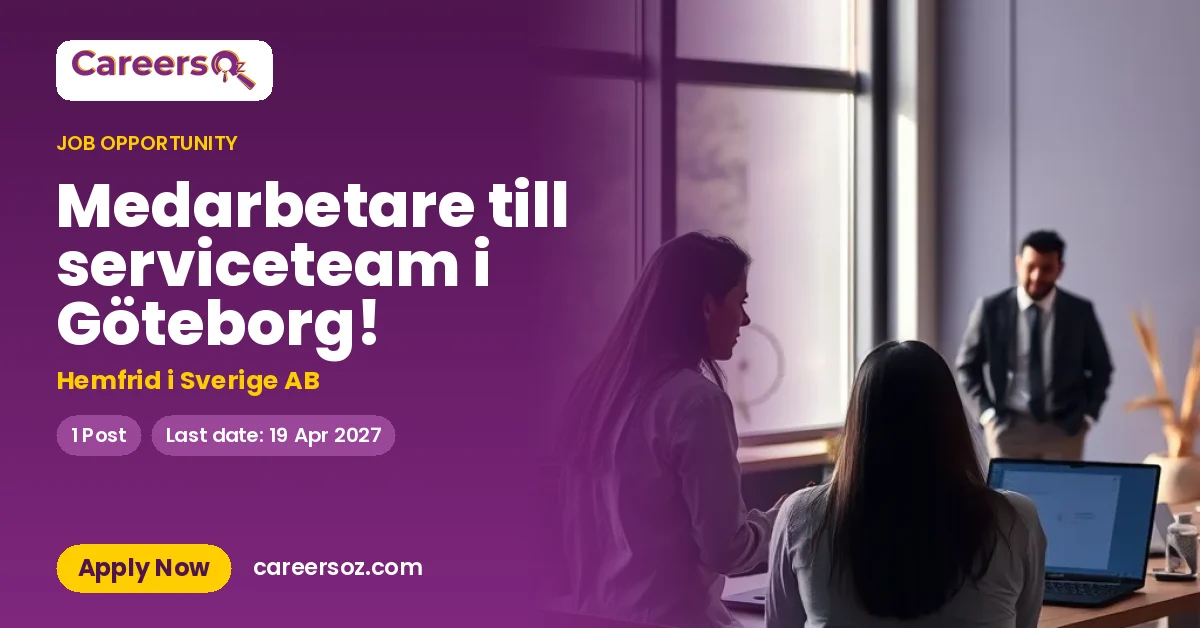 Medarbetare till serviceteam i Göteborg! – Hemfrid i Sverige AB