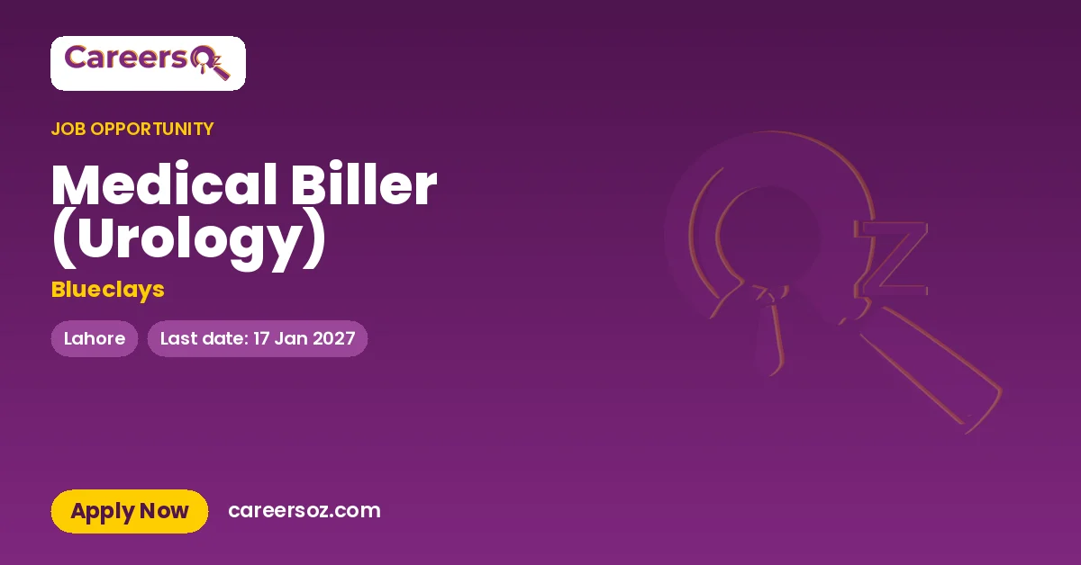 Medical Biller (Urology) – Blueclays