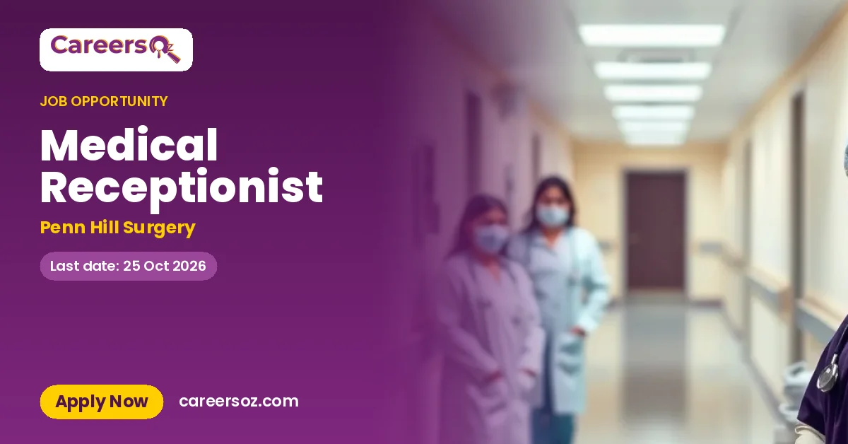 Medical Receptionist – Penn Hill Surgery