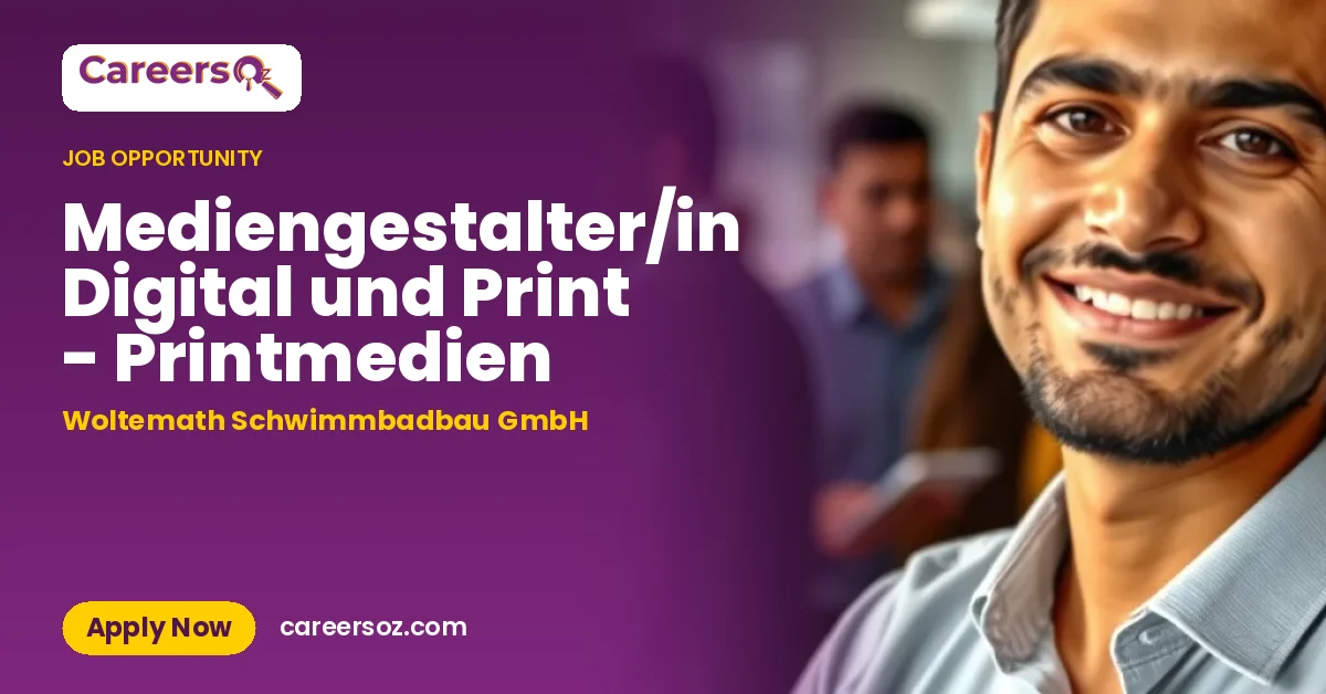 Mediengestalter/in Digital und Print - Printmedien – Woltemath Schwimmbadbau GmbH