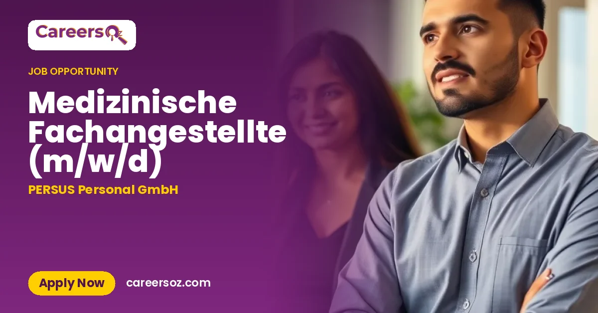 Medizinische Fachangestellte (m/w/d) – PERSUS Personal GmbH