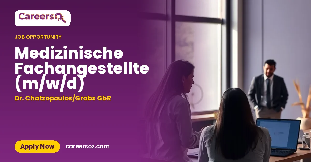 Medizinische Fachangestellte (m/w/d) – Dr. Chatzopoulos/Grabs GbR