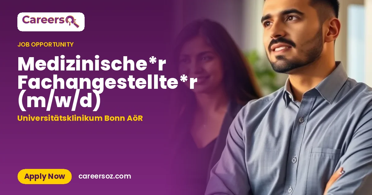 Medizinische*r Fachangestellte*r (m/w/d) – Universitätsklinikum Bonn AöR