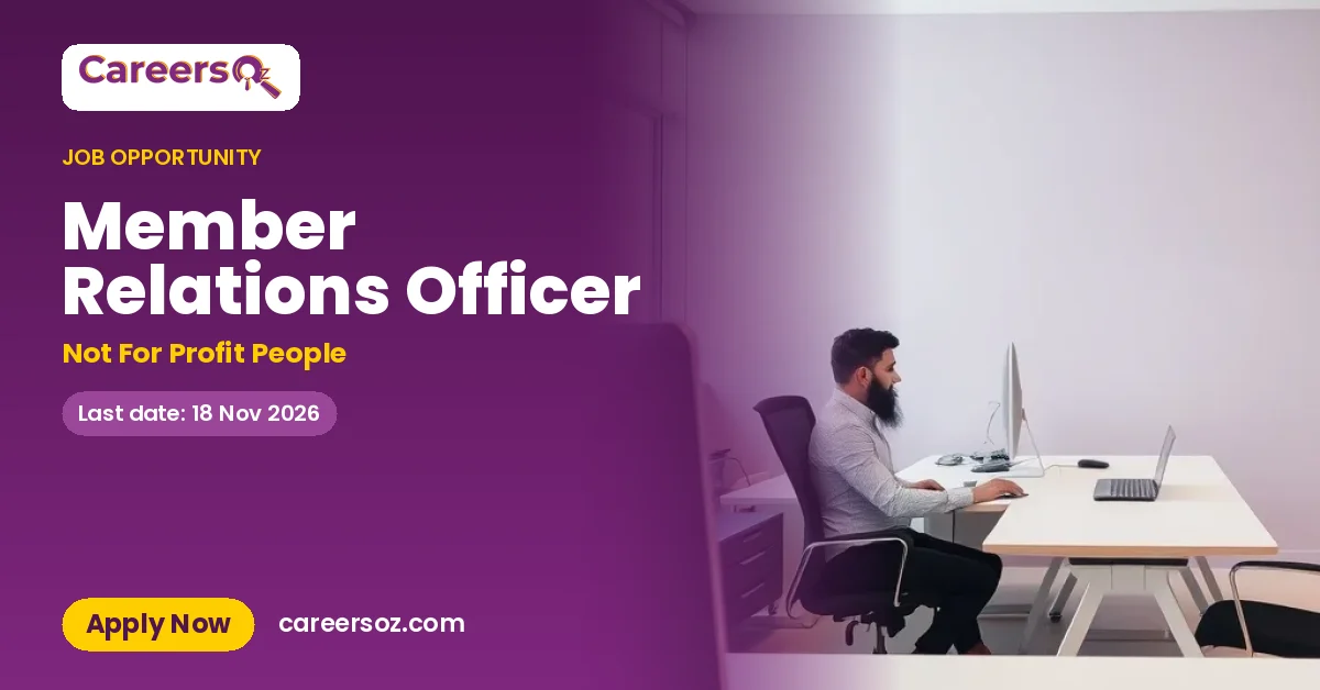 Member Relations Officer – Not For Profit People