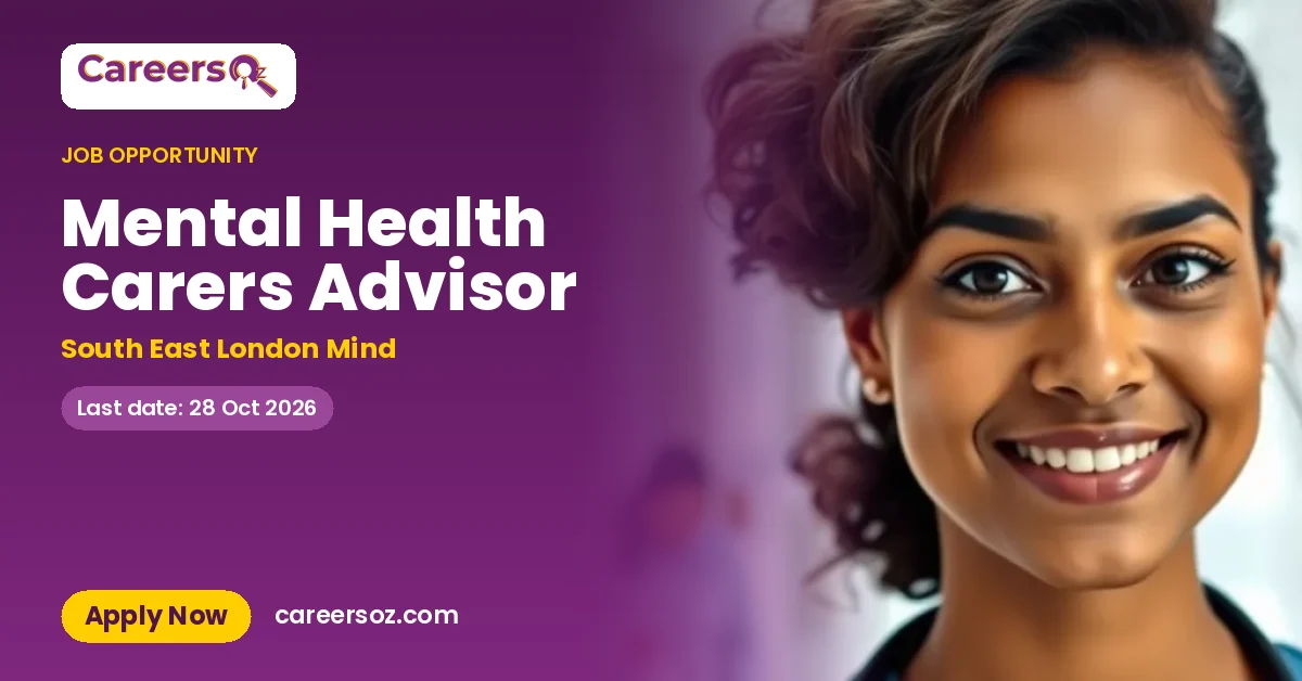 Mental Health Carers Advisor – South East London Mind