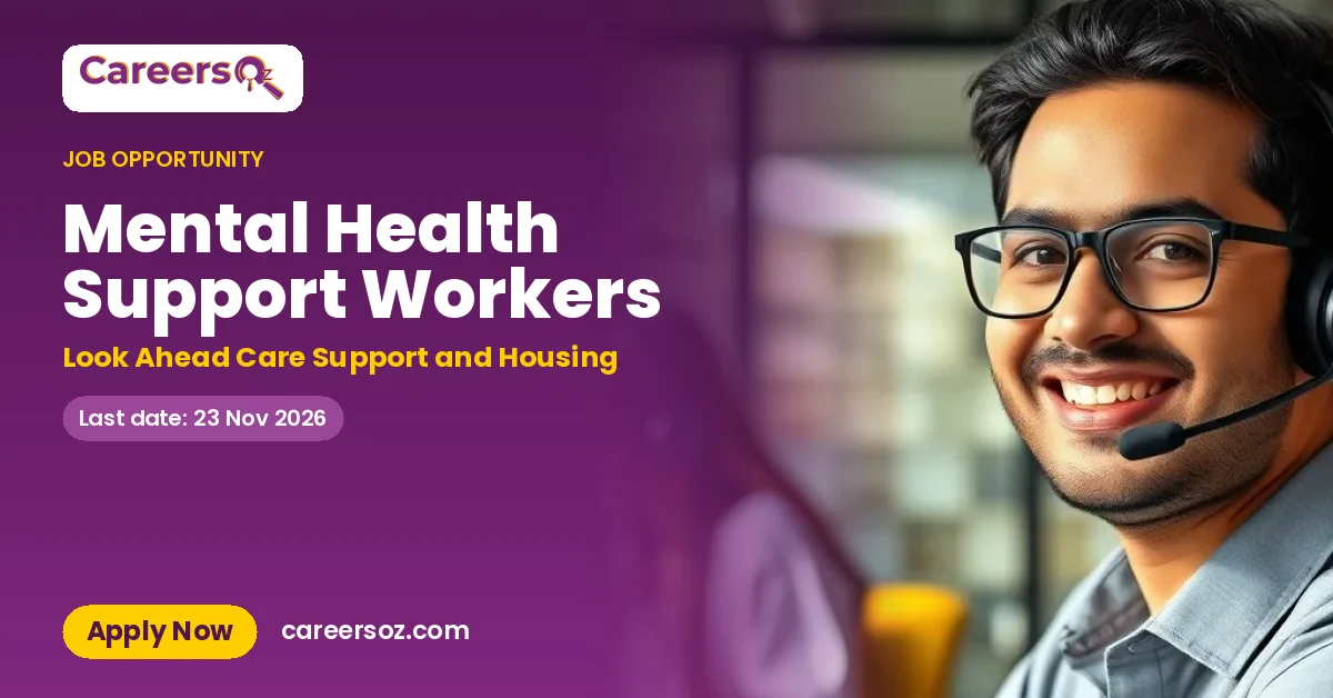 Mental Health Support Workers – Look Ahead Care Support and Housing