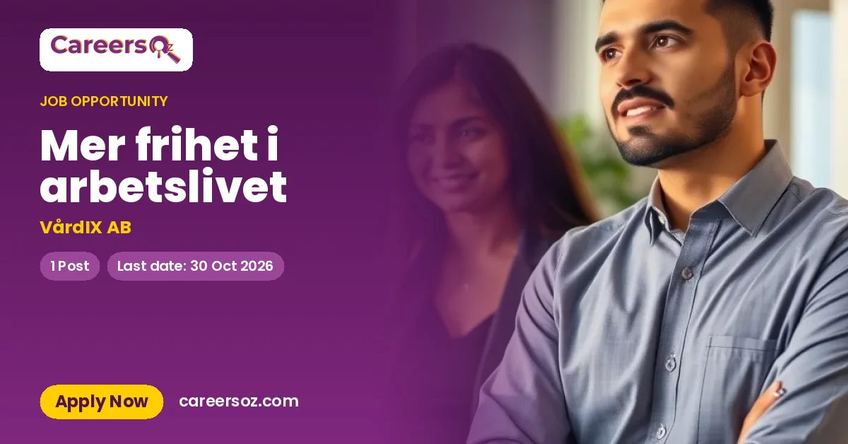 Mer frihet i arbetslivet – VårdIX AB
