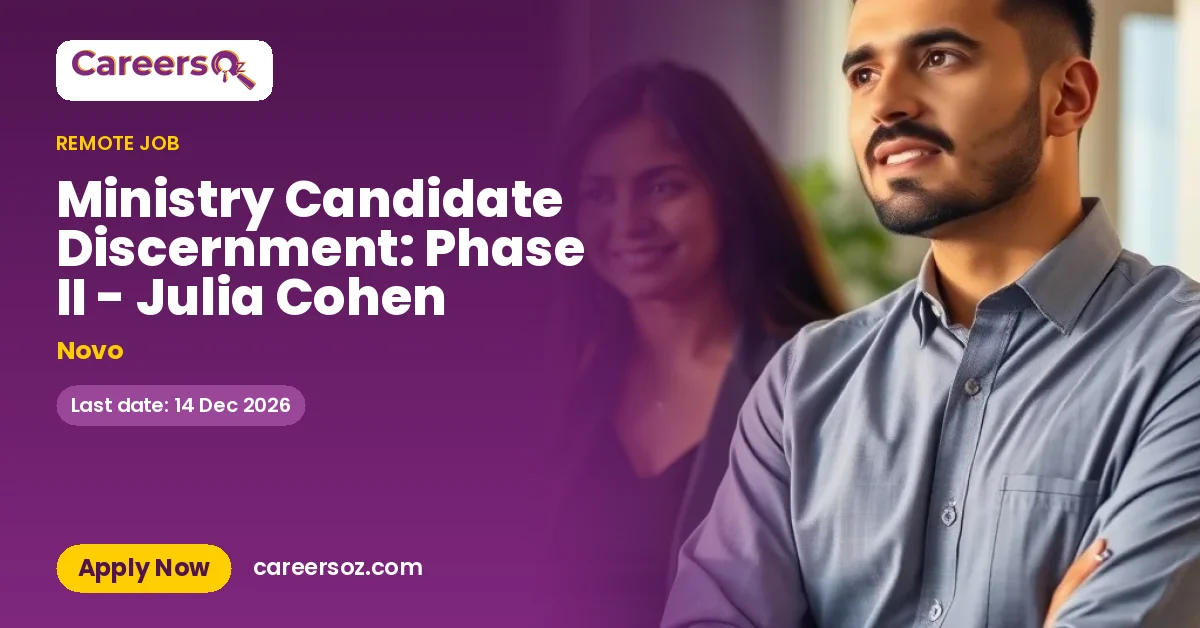 Ministry Candidate Discernment: Phase II - Julia Cohen – Novo
