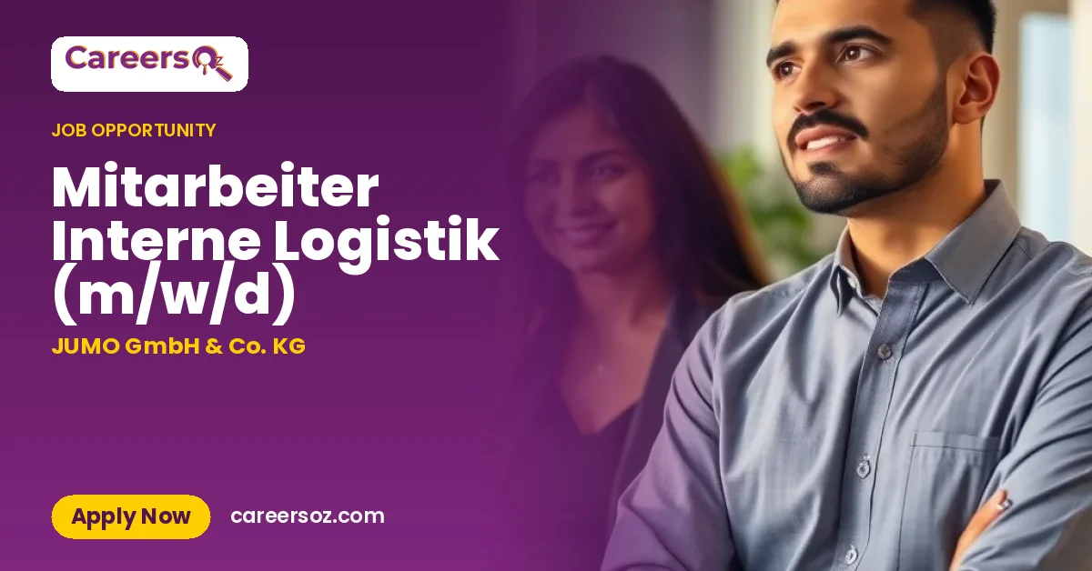 Mitarbeiter Interne Logistik (m/w/d) – JUMO GmbH & Co. KG