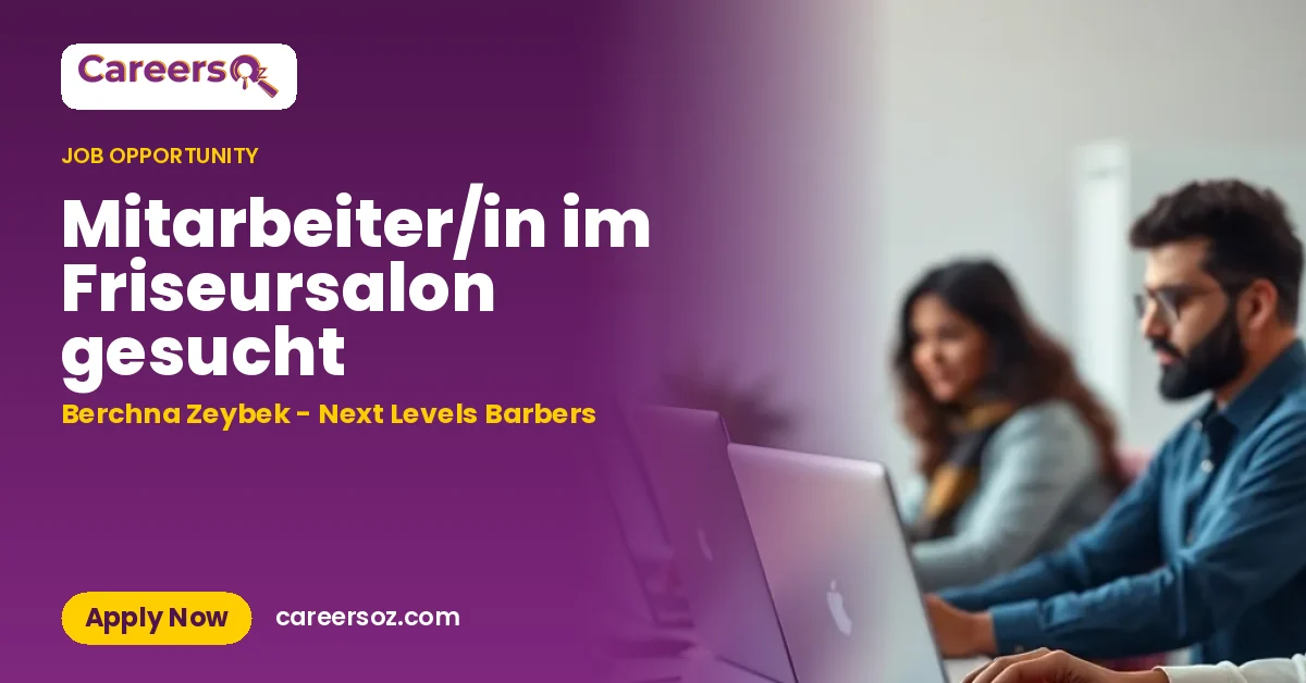 Mitarbeiter/in im Friseursalon gesucht – Berchna Zeybek - Next Levels Barbers