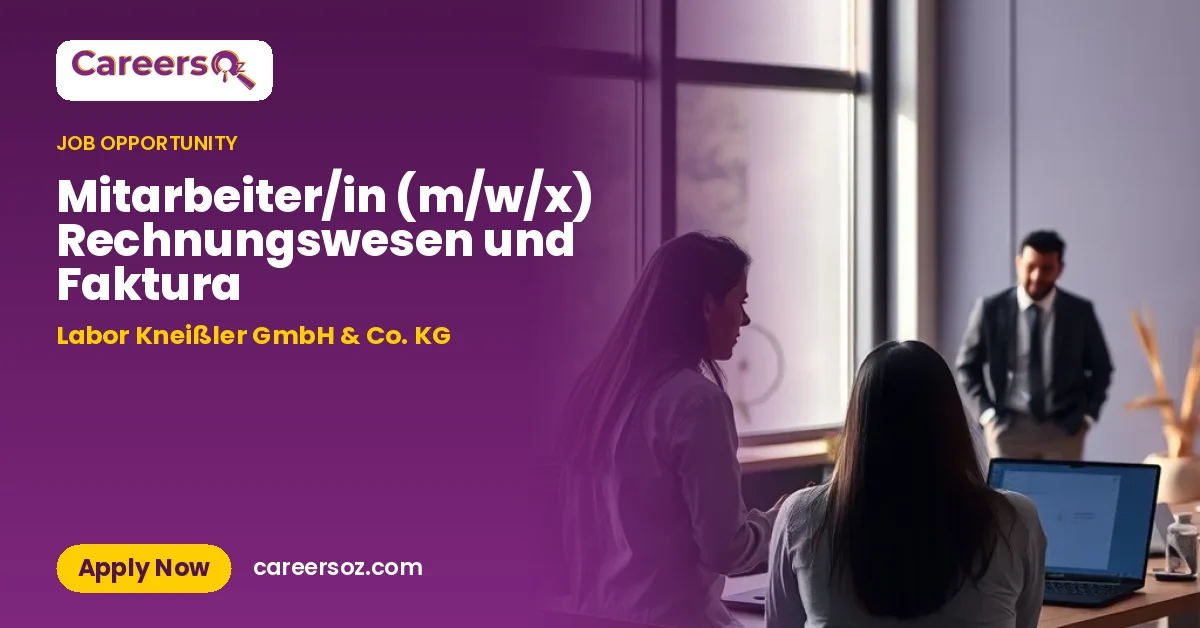 Mitarbeiter/in (m/w/x) Rechnungswesen und Faktura – Labor Kneißler GmbH & Co. KG