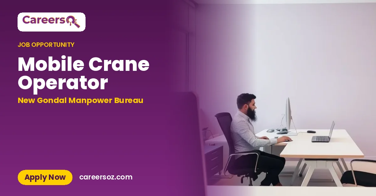 Mobile Crane Operator – New Gondal Manpower Bureau