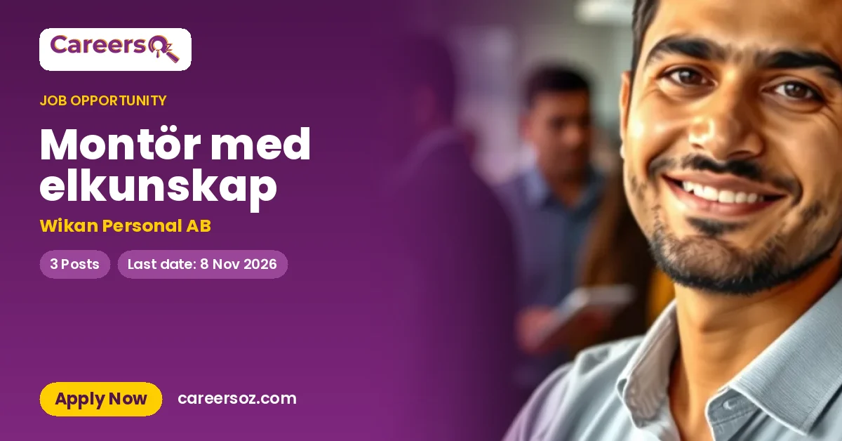 Montör med elkunskap – Wikan Personal AB