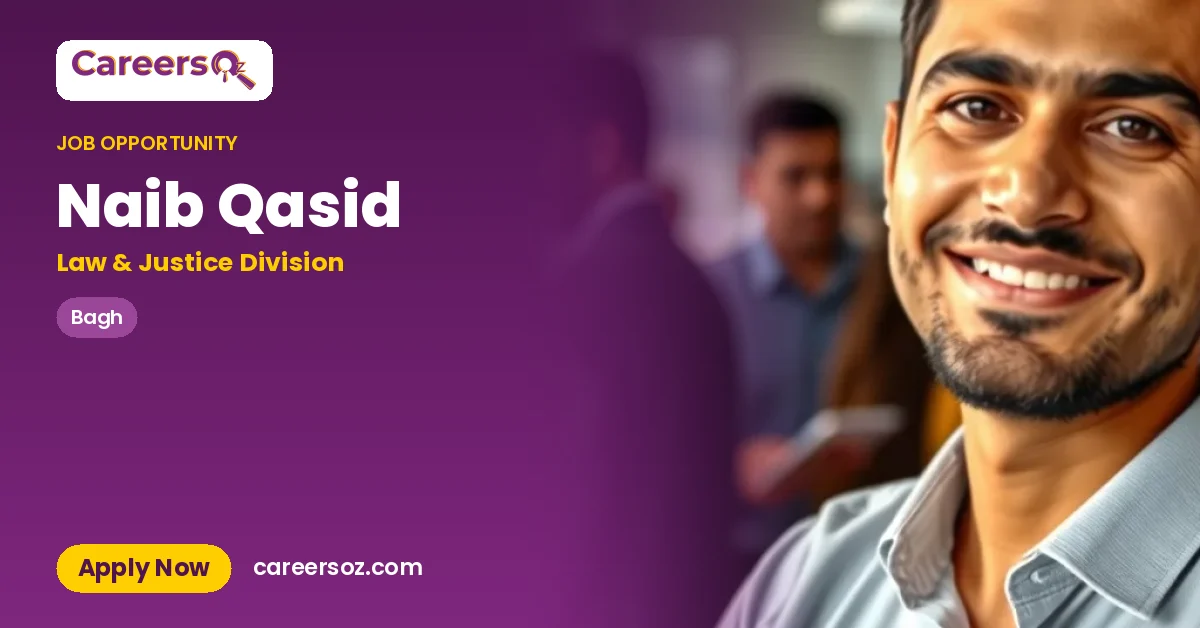 Naib Qasid – Law & Justice Division