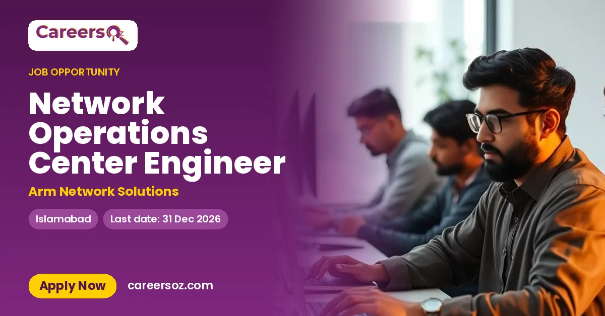 Network Operations Center Engineer – Arm Network Solutions