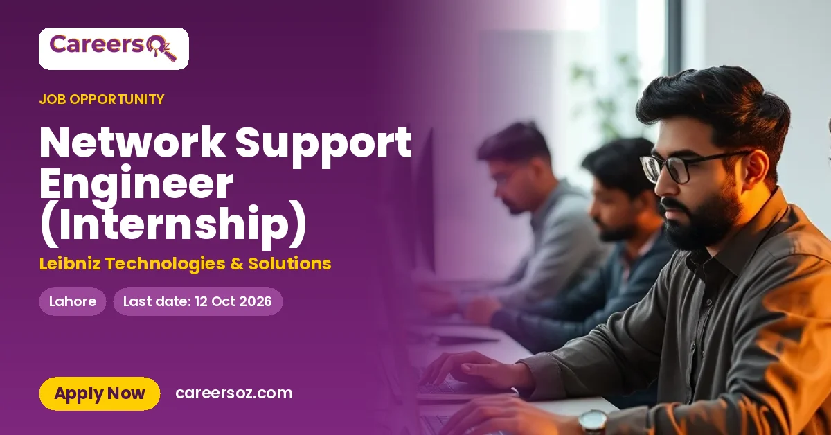 Network Support Engineer (Internship) – Leibniz Technologies & Solutions