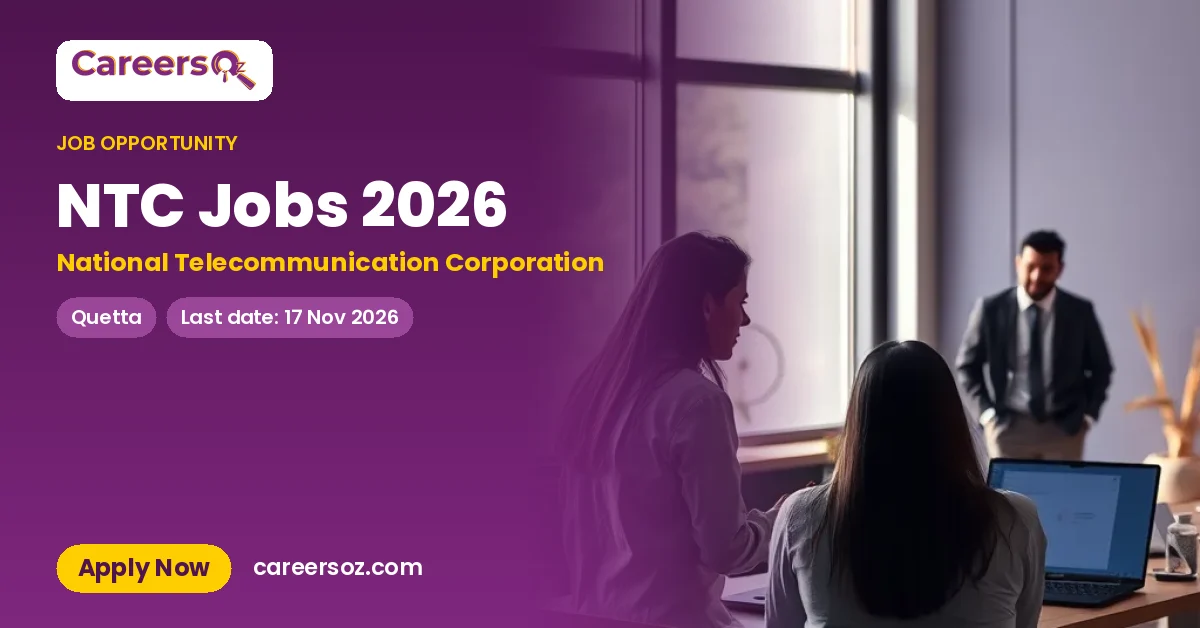 NTC Jobs 2026 – National Telecommunication Corporation