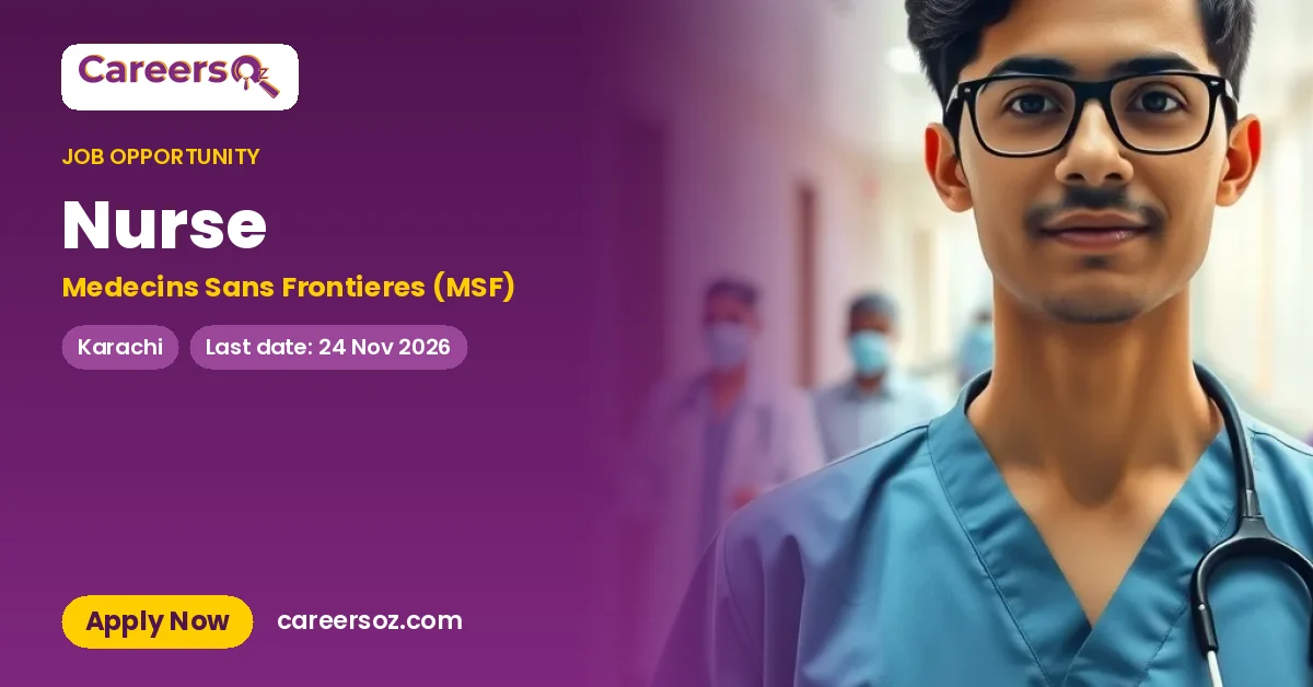 Nurse – Medecins Sans Frontieres (MSF)