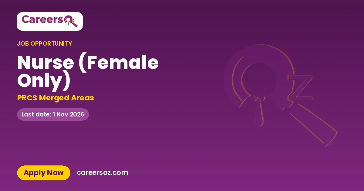 Nurse (Female Only) – PRCS Merged Areas