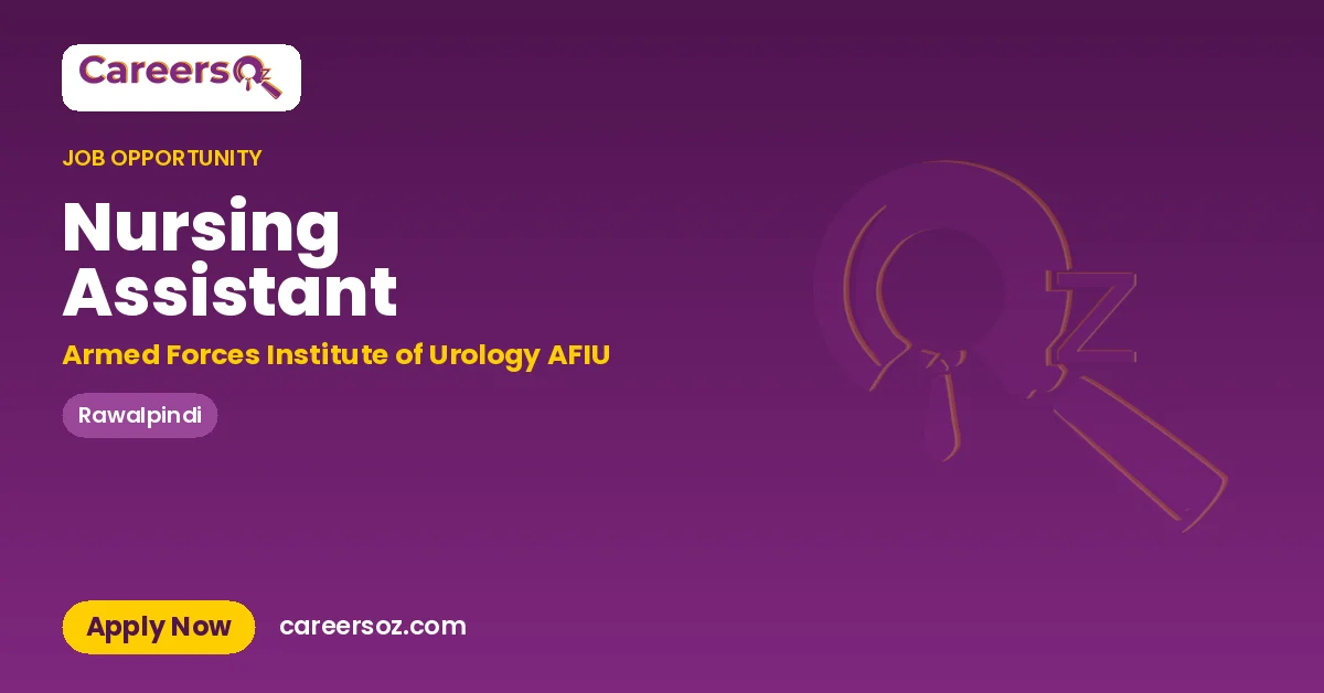Nursing Assistant – Armed Forces Institute of Urology AFIU
