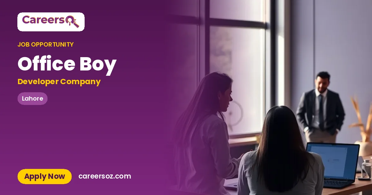 Office Boy – Developer Company