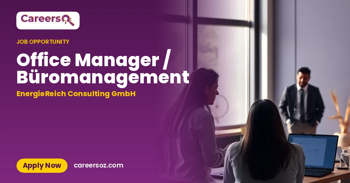 Office Manager / Büromanagement – EnergieReich Consulting GmbH