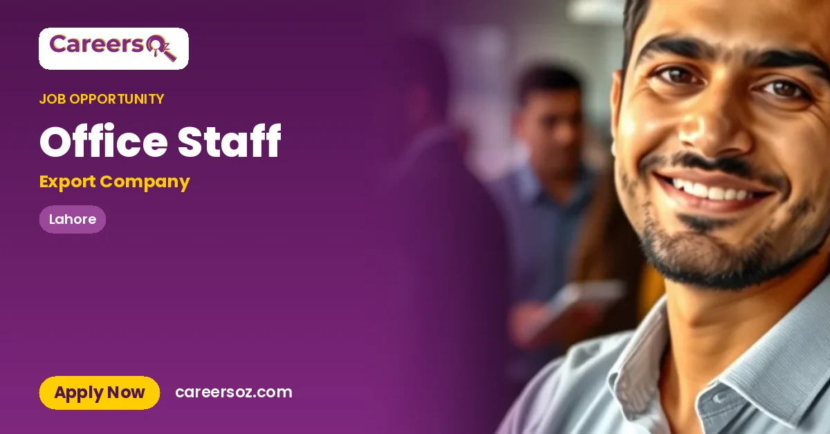 Office Staff – Export Company